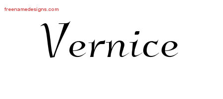 Elegant Name Tattoo Designs Vernice Free Graphic