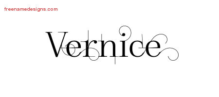 Decorated Name Tattoo Designs Vernice Free