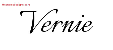 Calligraphic Name Tattoo Designs Vernie Download Free