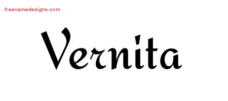 Calligraphic Stylish Name Tattoo Designs Vernita Download Free