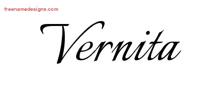 Calligraphic Name Tattoo Designs Vernita Download Free
