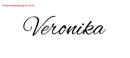 Cursive Name Tattoo Designs Veronika Download Free