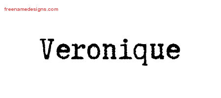 Typewriter Name Tattoo Designs Veronique Free Download