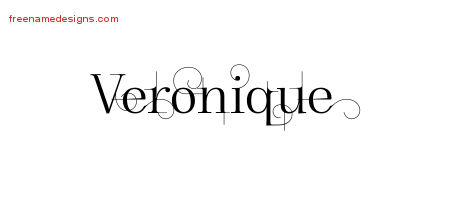 Decorated Name Tattoo Designs Veronique Free