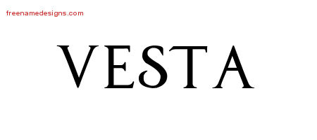 Regal Victorian Name Tattoo Designs Vesta Graphic Download