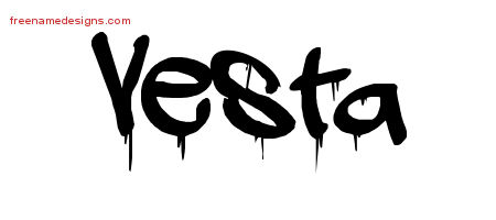 Graffiti Name Tattoo Designs Vesta Free Lettering