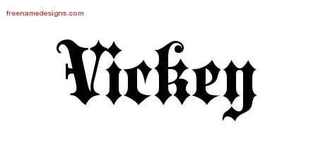 Old English Name Tattoo Designs Vickey Free