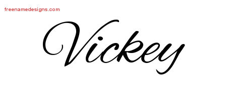 Cursive Name Tattoo Designs Vickey Download Free