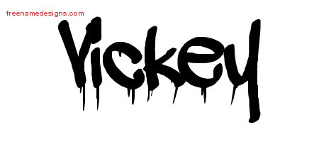 Graffiti Name Tattoo Designs Vickey Free Lettering