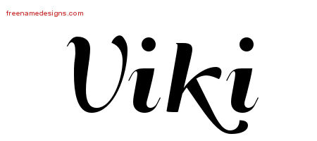 Art Deco Name Tattoo Designs Viki Printable