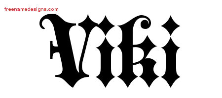 Old English Name Tattoo Designs Viki Free