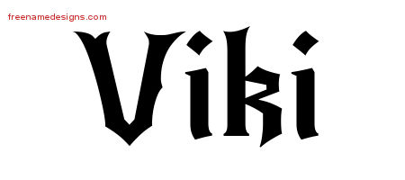 Gothic Name Tattoo Designs Viki Free Graphic