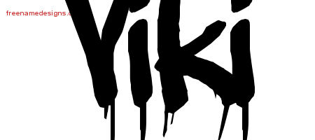 Graffiti Name Tattoo Designs Viki Free Lettering