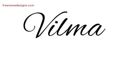 Cursive Name Tattoo Designs Vilma Download Free