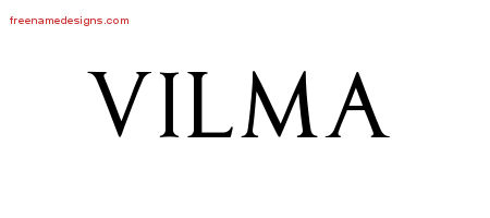 Regal Victorian Name Tattoo Designs Vilma Graphic Download