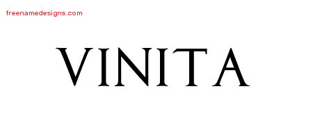 Regal Victorian Name Tattoo Designs Vinita Graphic Download