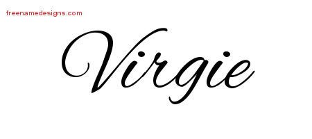 Cursive Name Tattoo Designs Virgie Download Free