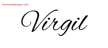 Cursive Name Tattoo Designs Virgil Download Free
