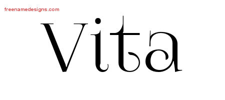 Vintage Name Tattoo Designs Vita Free Download