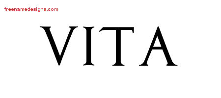Regal Victorian Name Tattoo Designs Vita Graphic Download