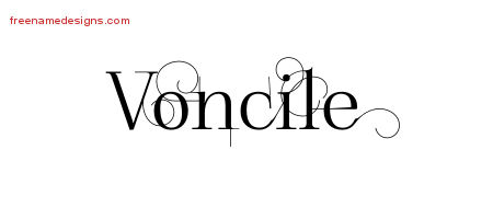 Decorated Name Tattoo Designs Voncile Free