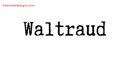 Typewriter Name Tattoo Designs Waltraud Free Download