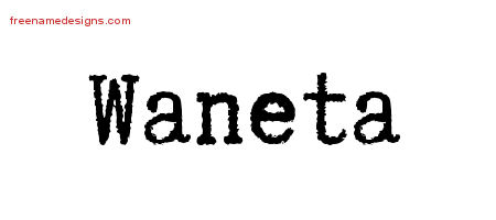 Typewriter Name Tattoo Designs Waneta Free Download