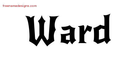 Gothic Name Tattoo Designs Ward Download Free