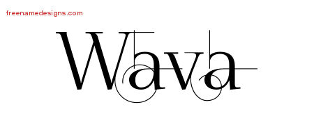 Decorated Name Tattoo Designs Wava Free