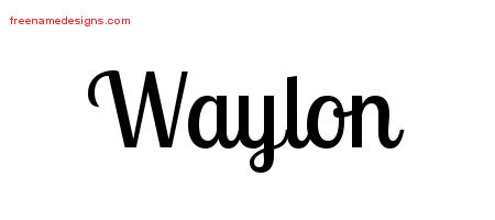 Handwritten Name Tattoo Designs Waylon Free Printout Handwritten Name Tattoo Designs Waylon Free Printout