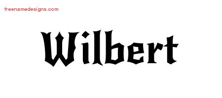 Gothic Name Tattoo Designs Wilbert Download Free