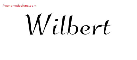 Elegant Name Tattoo Designs Wilbert Download Free