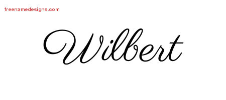 Classic Name Tattoo Designs Wilbert Printable