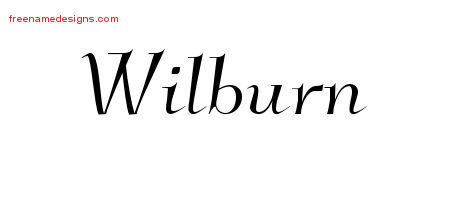 Elegant Name Tattoo Designs Wilburn Download Free