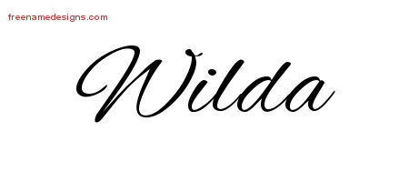 Cursive Name Tattoo Designs Wilda Download Free