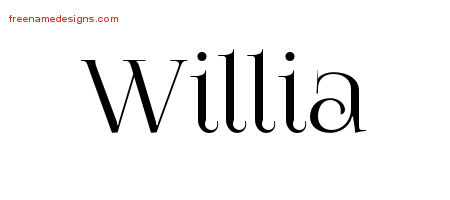Vintage Name Tattoo Designs Willia Free Download