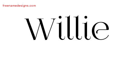Vintage Name Tattoo Designs Willie Free Printout