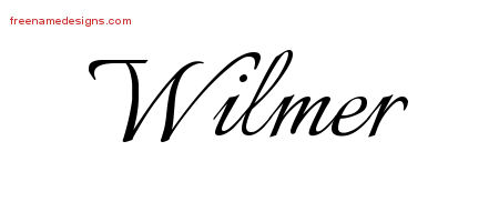 Calligraphic Name Tattoo Designs Wilmer Free Graphic
