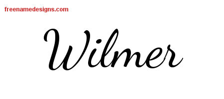 Lively Script Name Tattoo Designs Wilmer Free Download