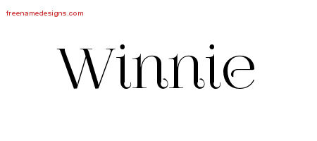 Vintage Name Tattoo Designs Winnie Free Download