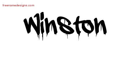 Graffiti Name Tattoo Designs Winston Free