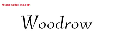 Elegant Name Tattoo Designs Woodrow Download Free