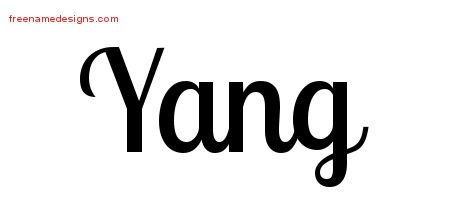 Handwritten Name Tattoo Designs Yang Free Download
