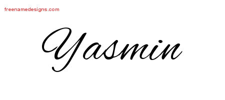 Cursive Name Tattoo Designs Yasmin Download Free