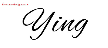 Cursive Name Tattoo Designs Ying Download Free