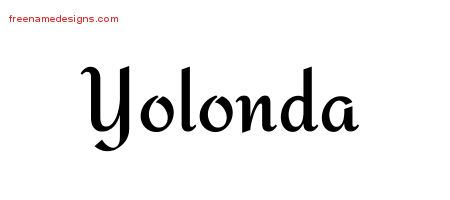 Calligraphic Stylish Name Tattoo Designs Yolonda Download Free