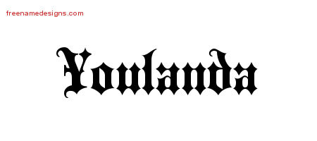 Old English Name Tattoo Designs Youlanda Free