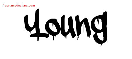 Graffiti Name Tattoo Designs Young Free Lettering