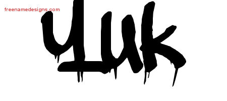 Graffiti Name Tattoo Designs Yuk Free Lettering