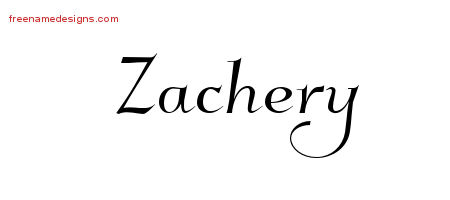 Elegant Name Tattoo Designs Zachery Download Free